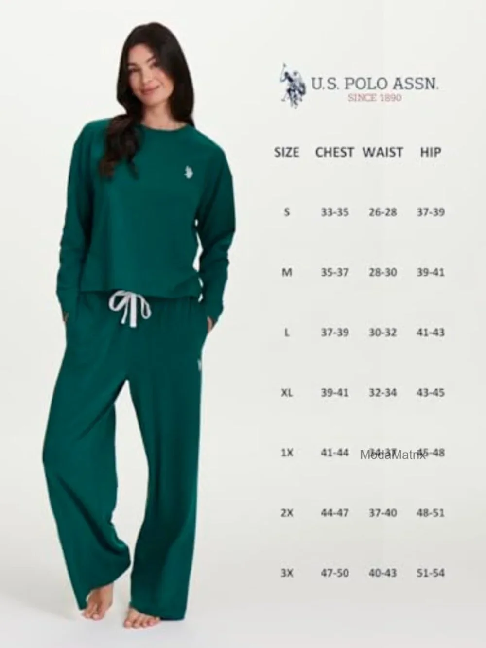 Women's 2-Piece Lounge Set - Cotton Spandex Sweatshirt & Joggers